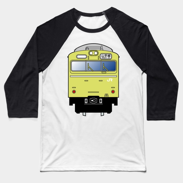 Tokyo Yamanote Line Train - 103 series Baseball T-Shirt by conform